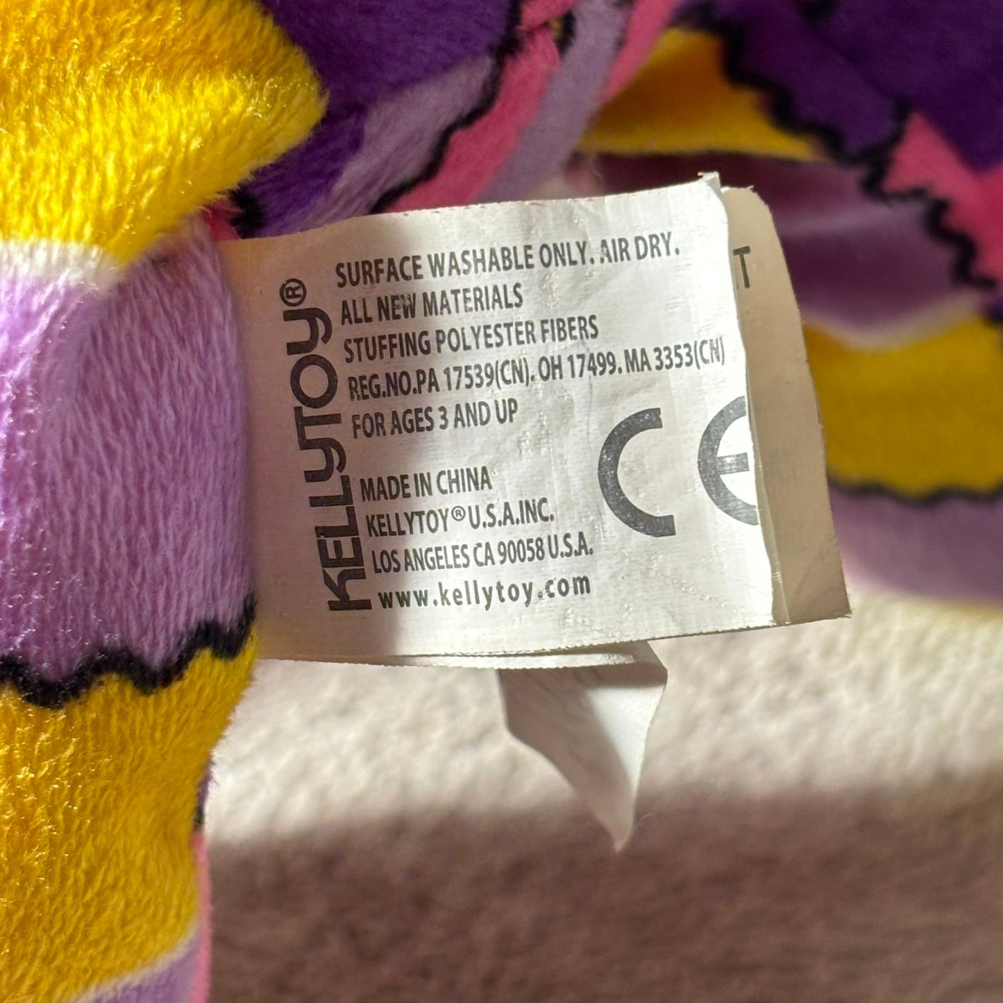 Checkered Bear - Plushie