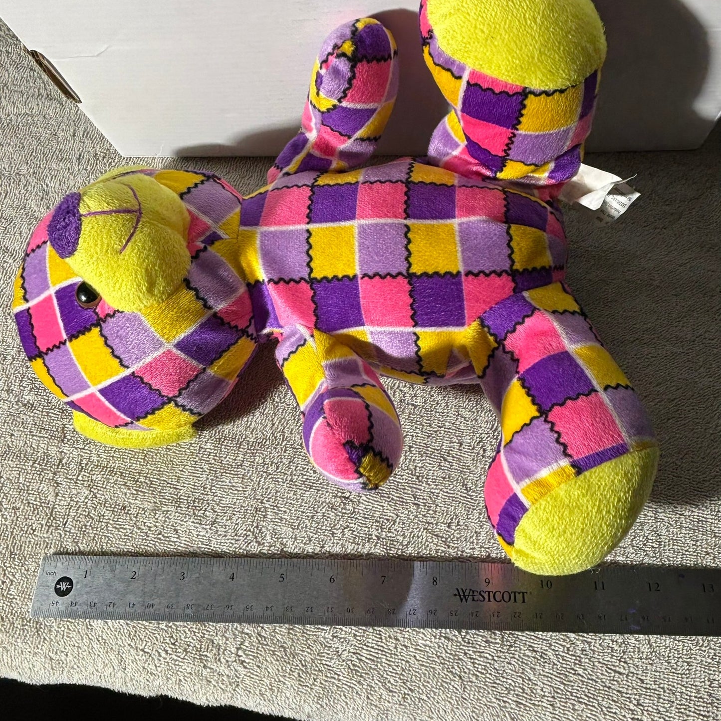 Checkered Bear - Plushie