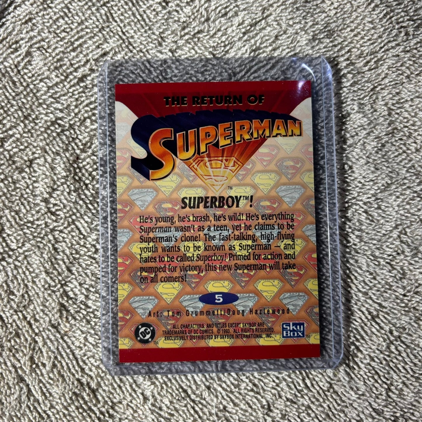 Vintage Superman - Trading Card