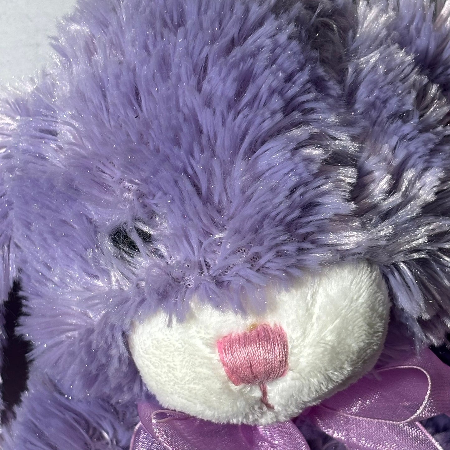 Happy Spring Purple Bunny - Plushie