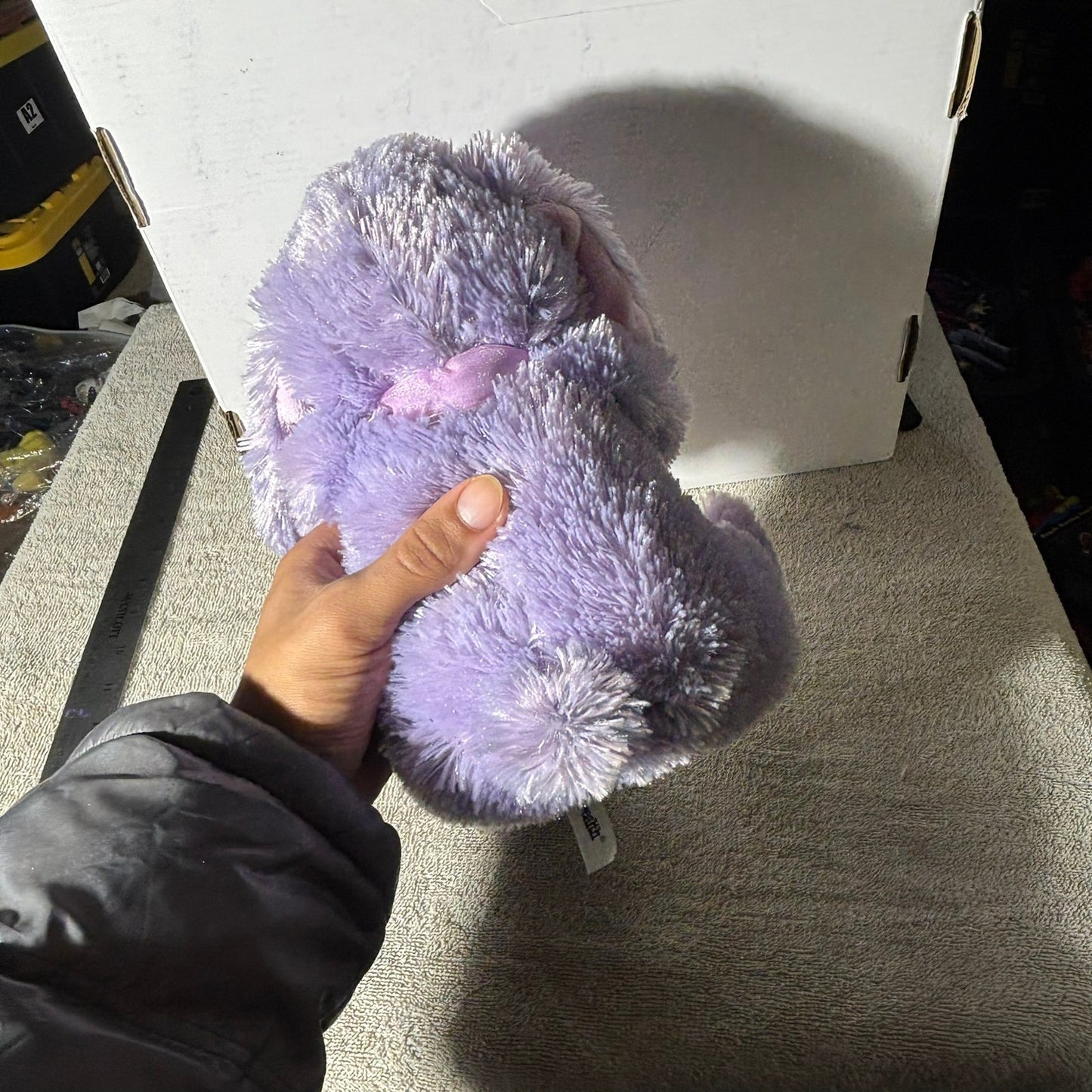 Happy Spring Purple Bunny - Plushie