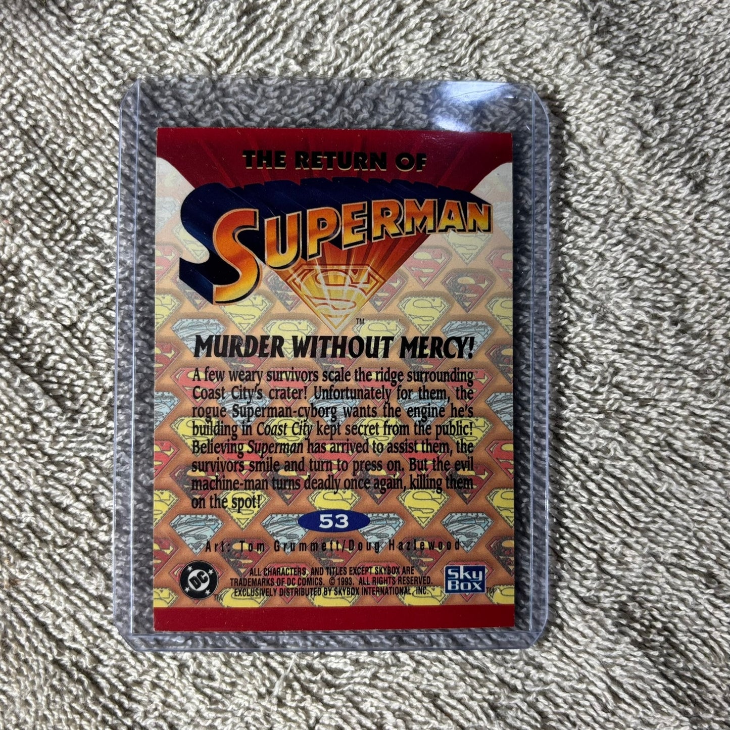 Vintage Superman - Trading Card