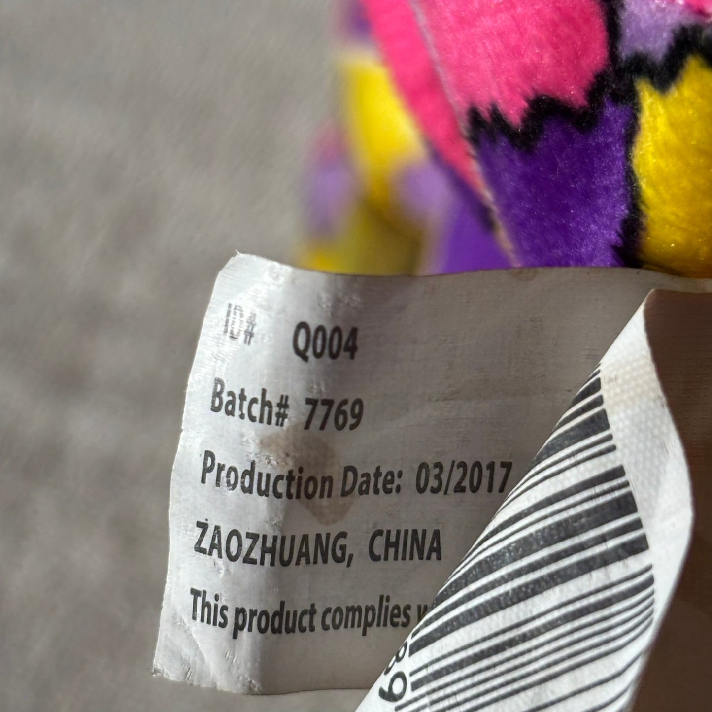 Checkered Bear - Plushie