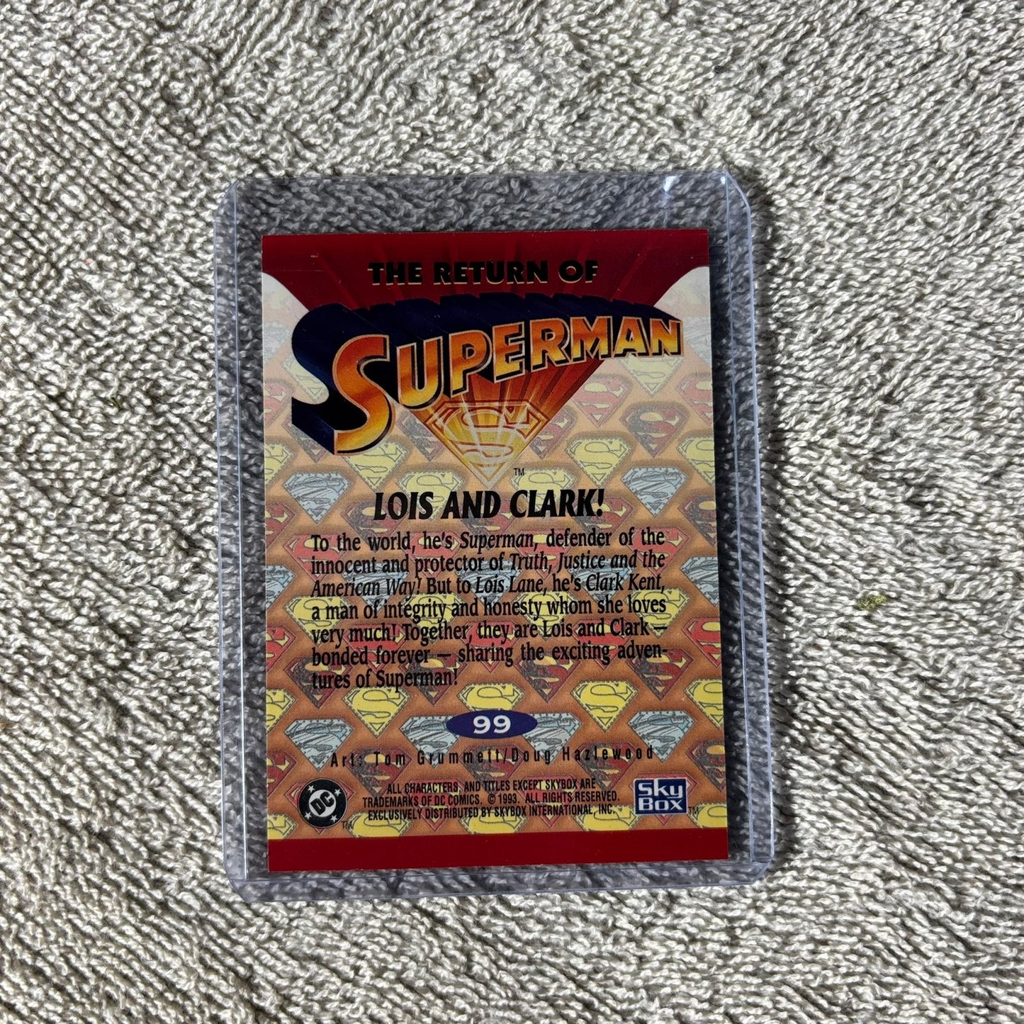 Vintage Superman - Trading Card