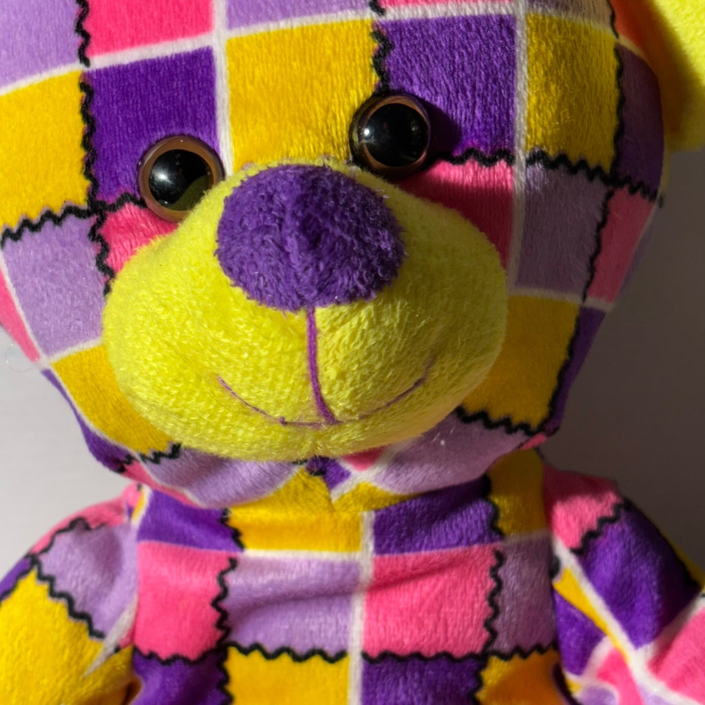 Checkered Bear - Plushie
