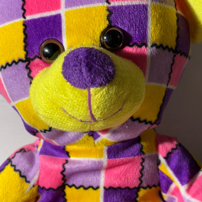 Checkered Bear - Plushie