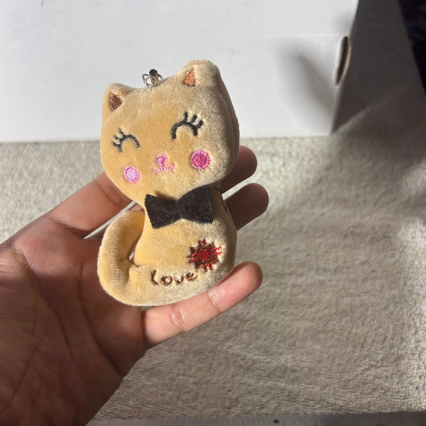 Brown Love Cat - Plushie