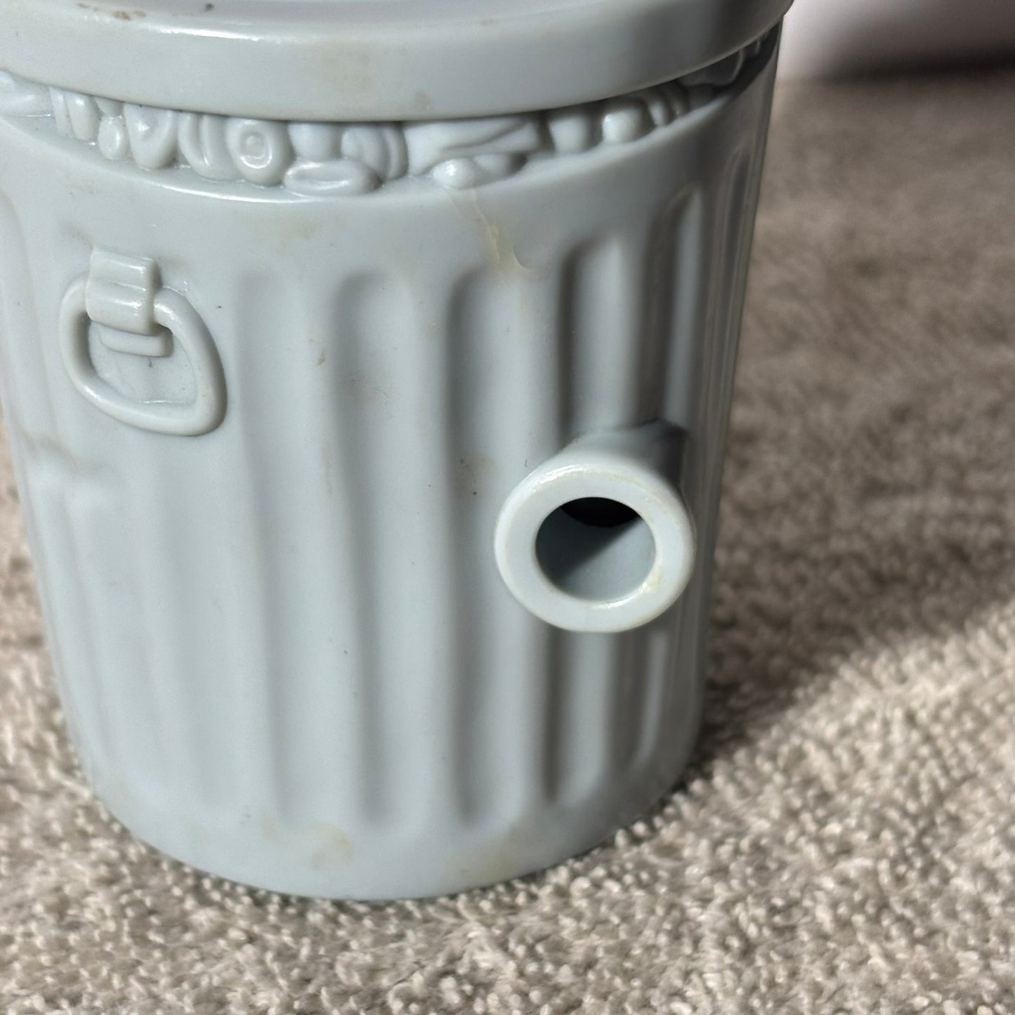 Cat On Trash Can - Toy