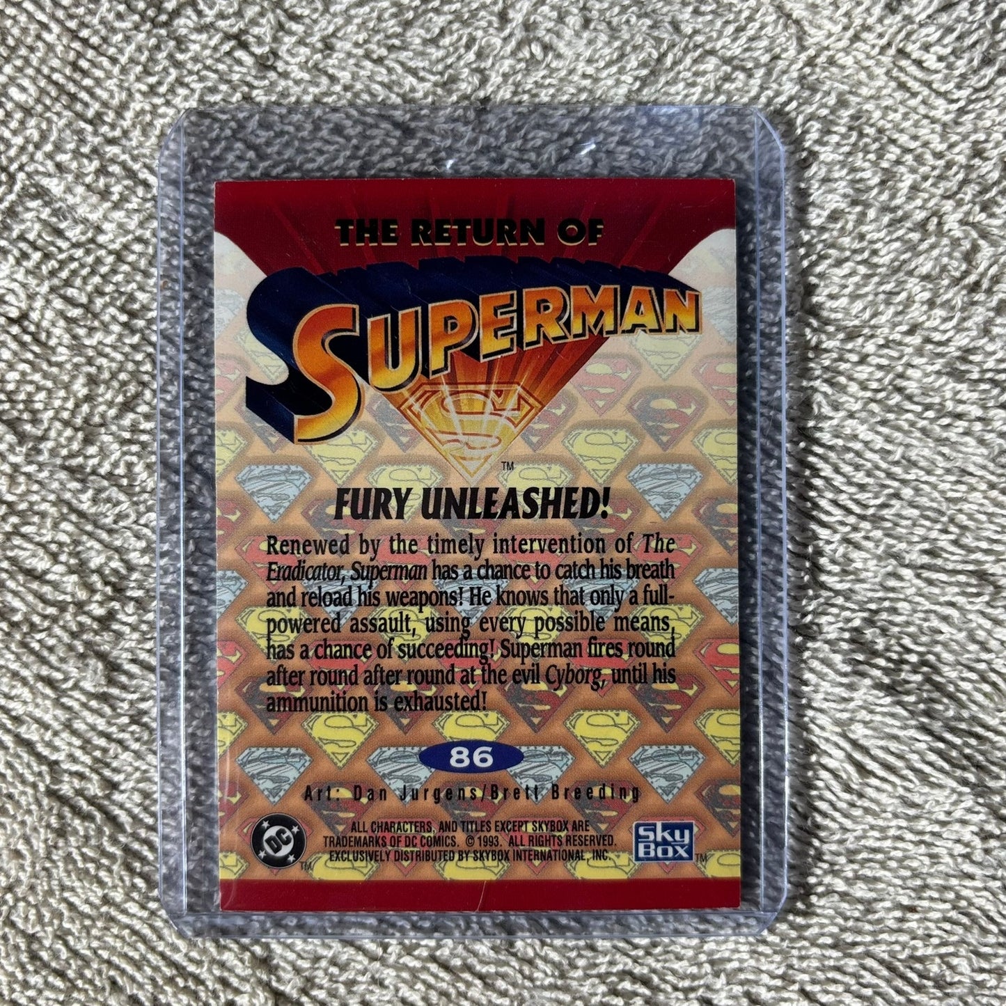 Vintage Superman - Trading Card