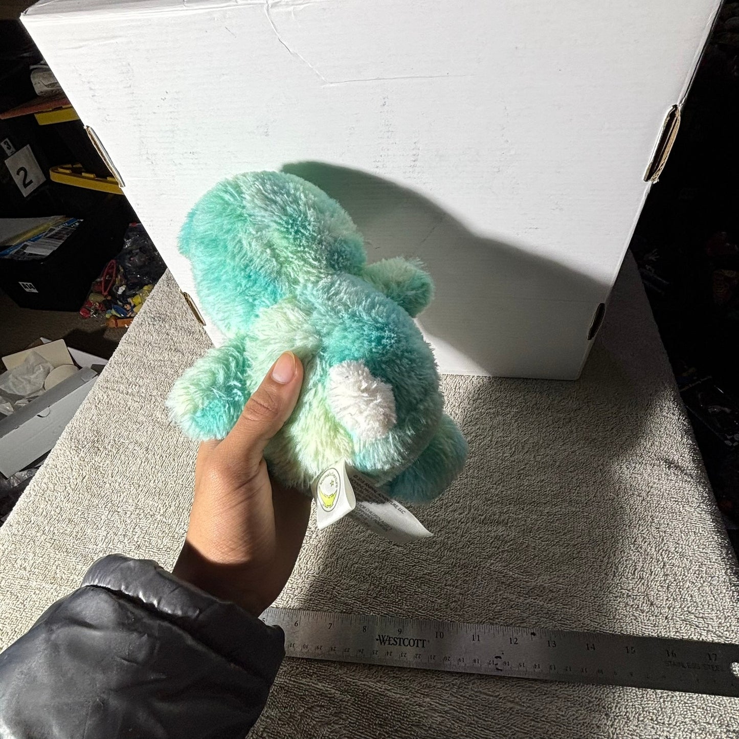 Aqua Green Blue Bear - Plushie