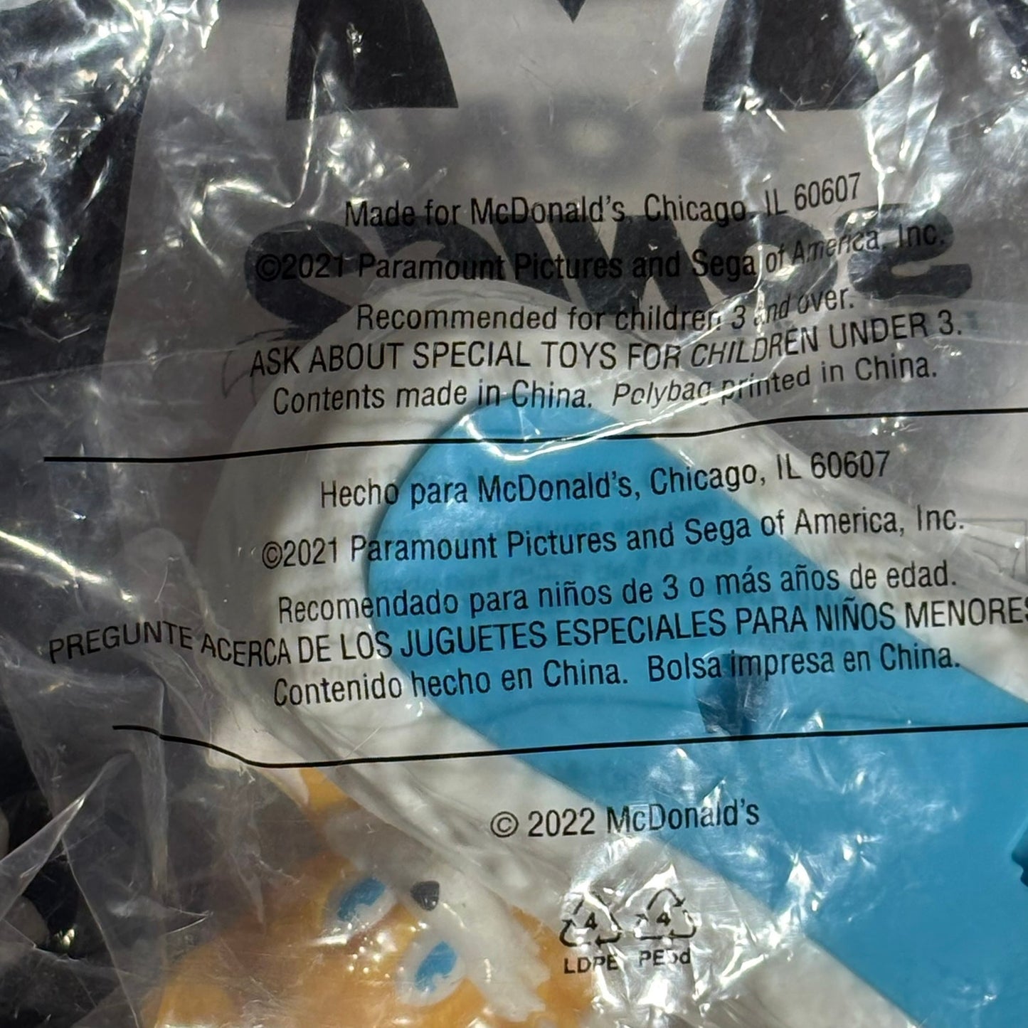 Sonic 2 Unopened- Toy