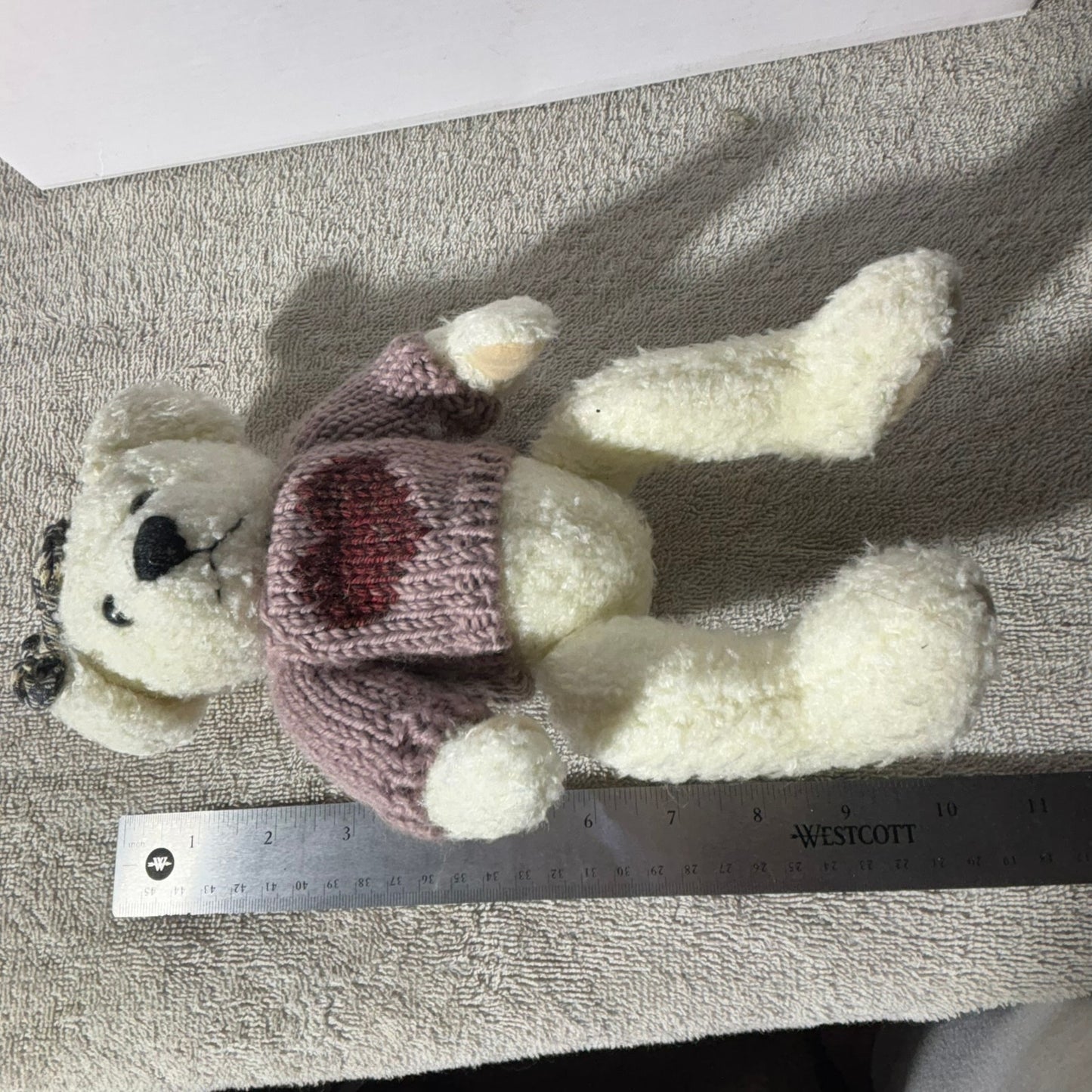 White Love Bear - Plushie