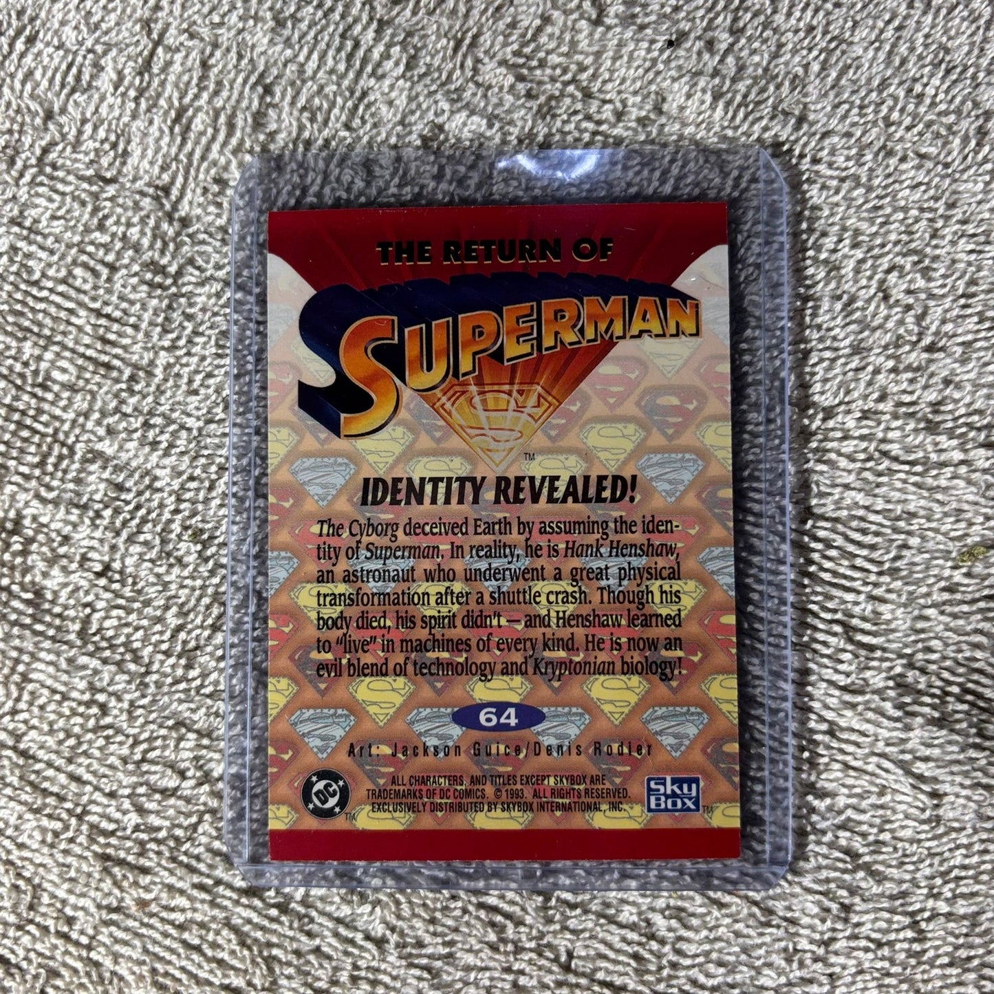 Vintage Superman - Trading Card