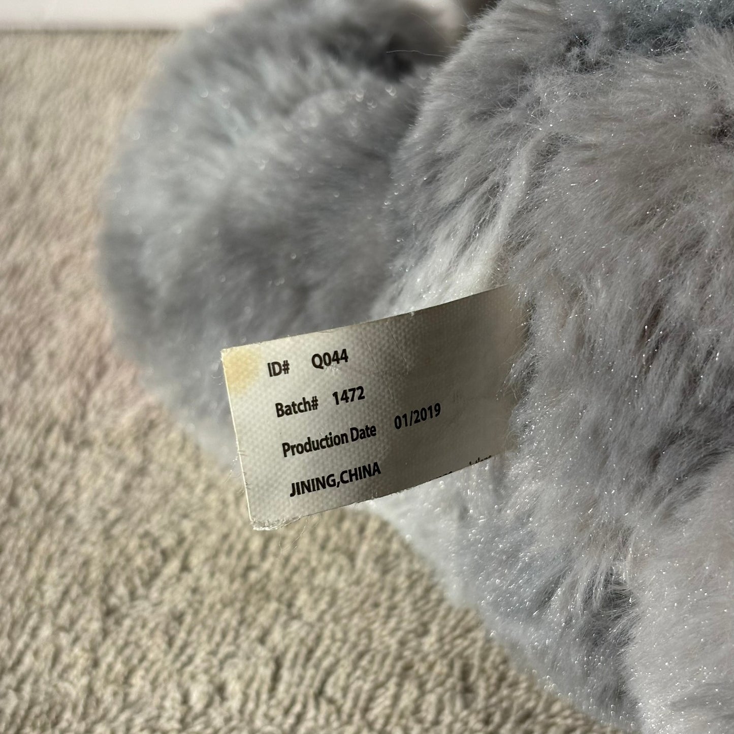 Kelly Gray Bunny- Plushie