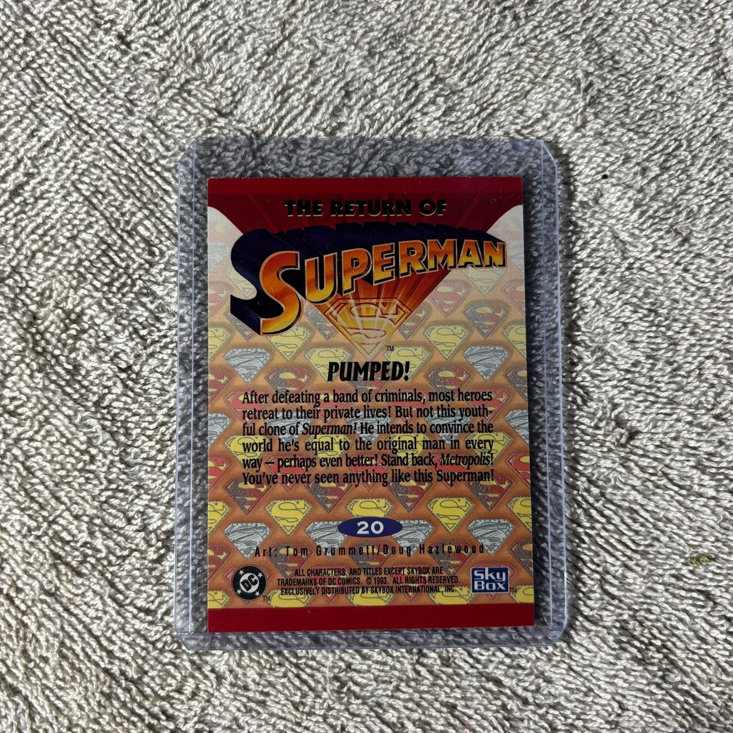 Vintage Superman - Trading Card