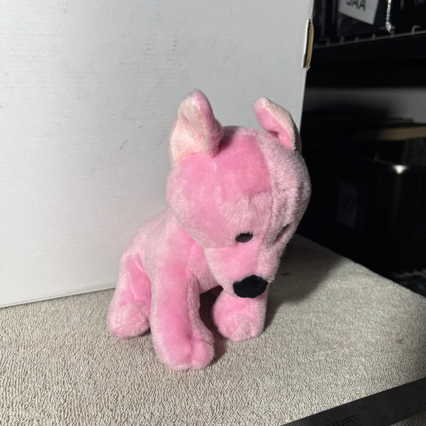 Pink Dog - Plushie