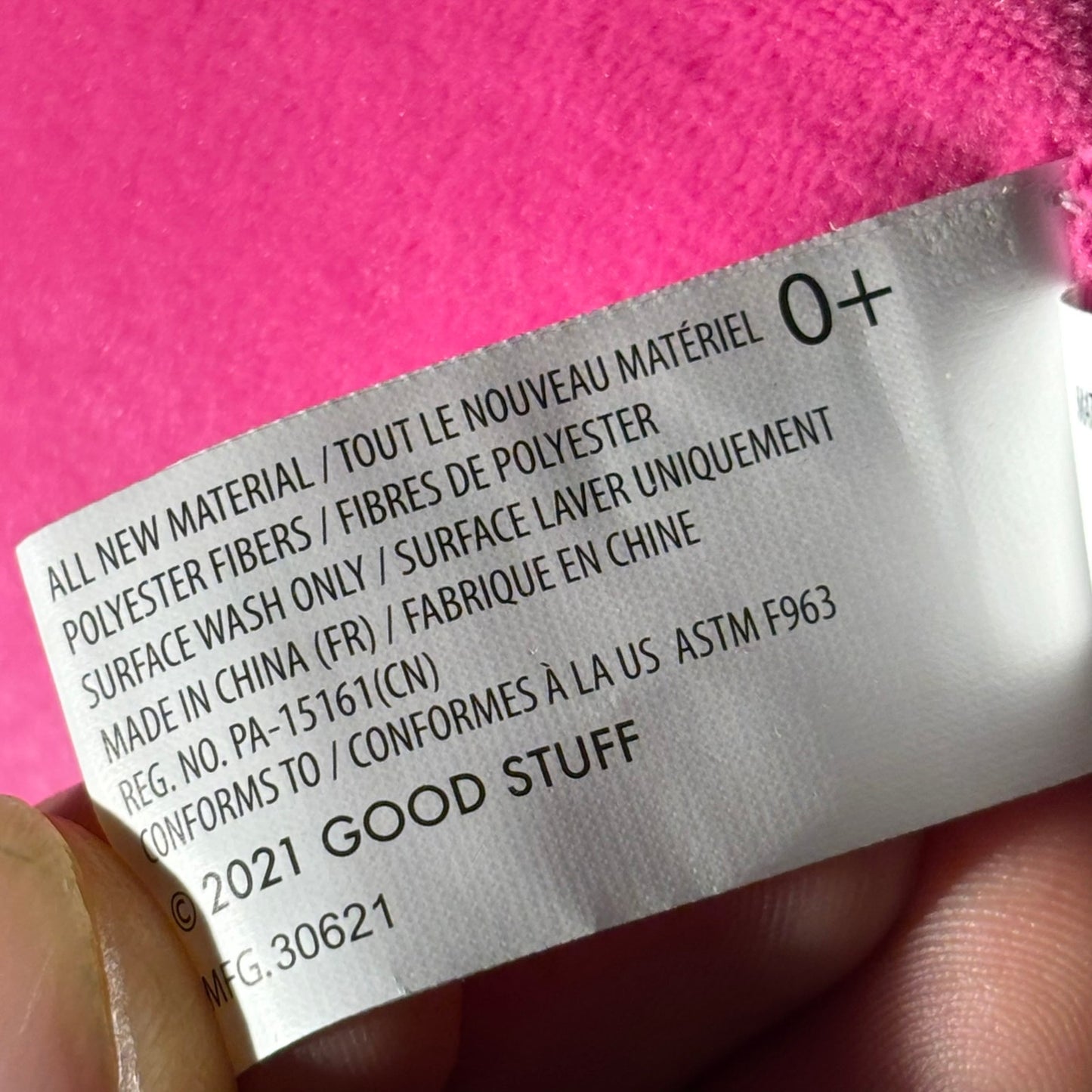 Pink Bun Bun- Plushie