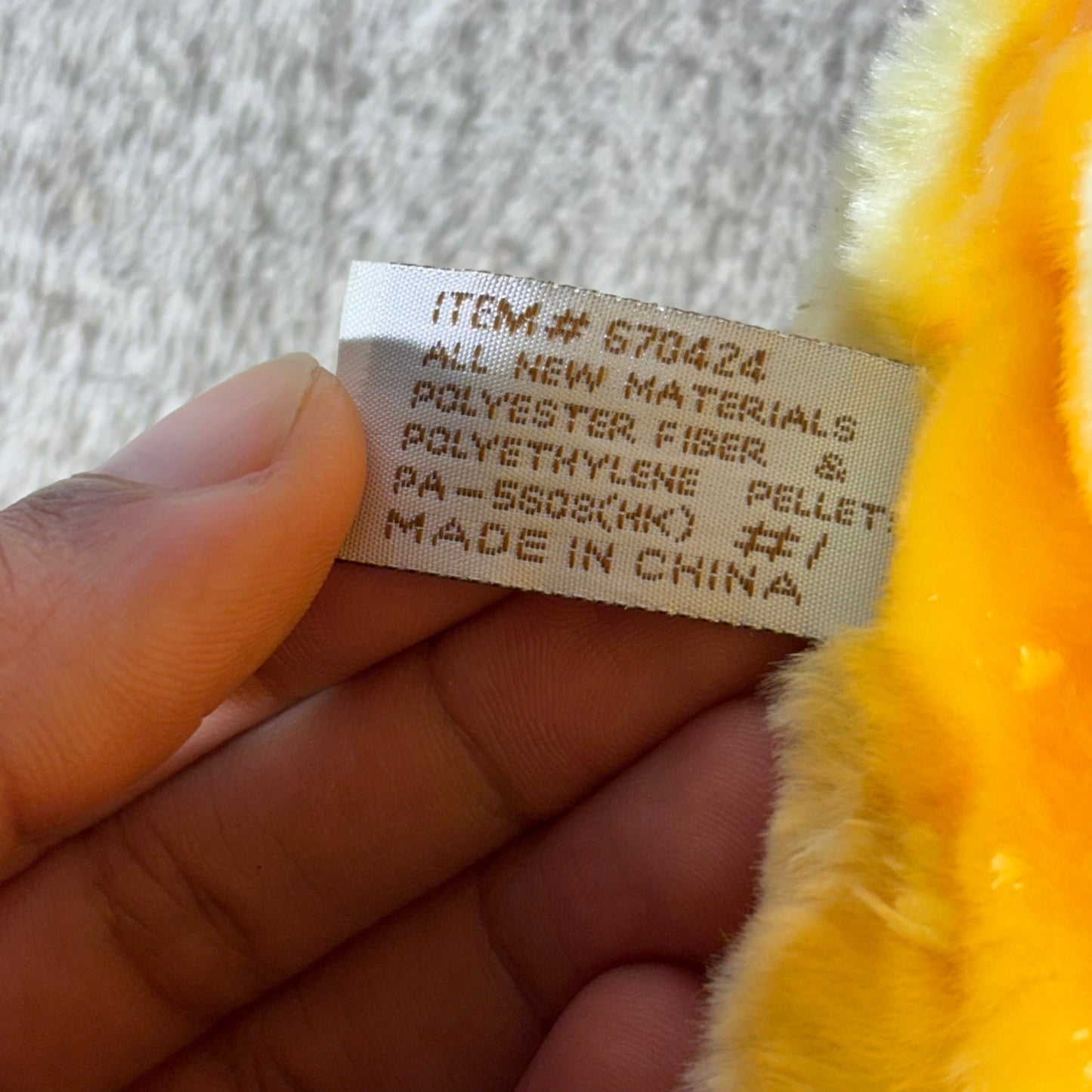 Velveto Yellow Bear - Plushie