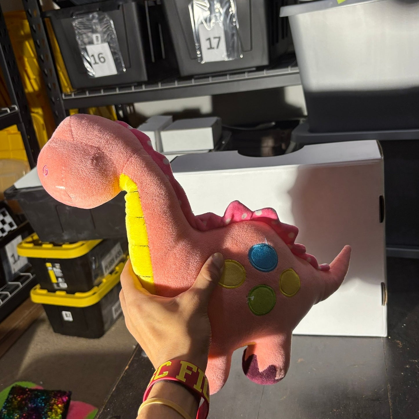 Pink Dino - Plushie