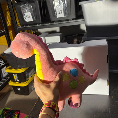 Pink Dino - Plushie