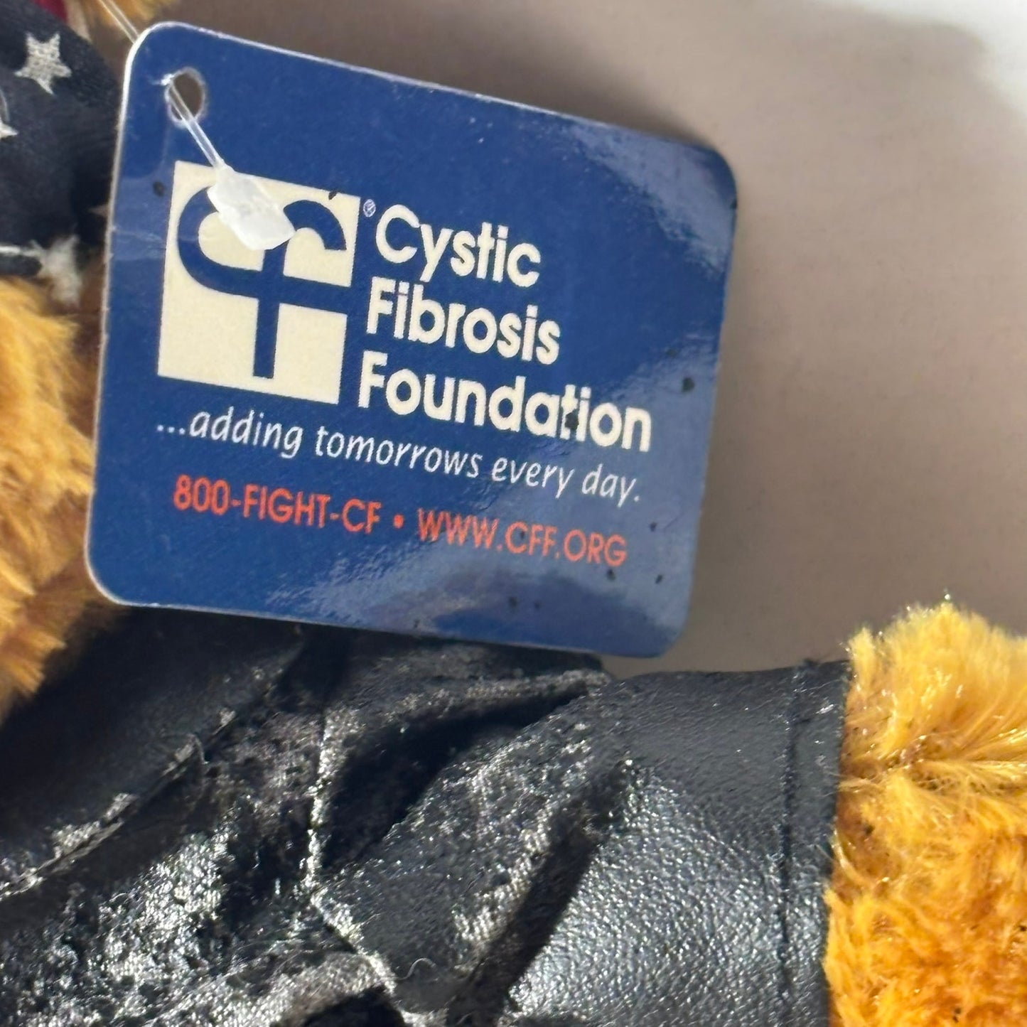 Vintage Biker Bear- Plushie