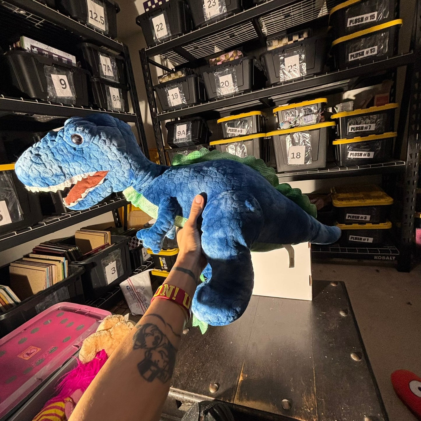 Large Blue Dinosaur - Plushie