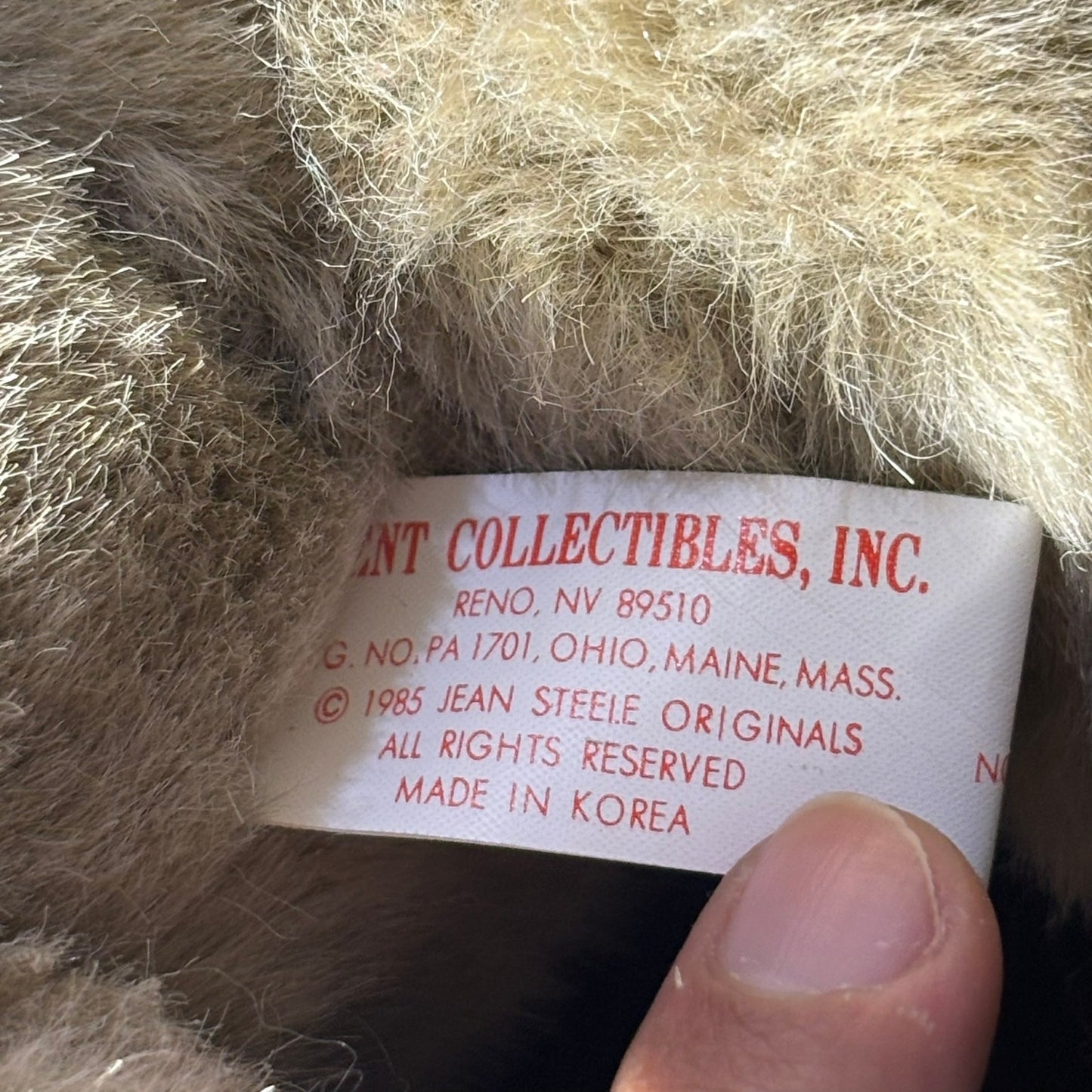 Golden Collectible Bear - Plushie