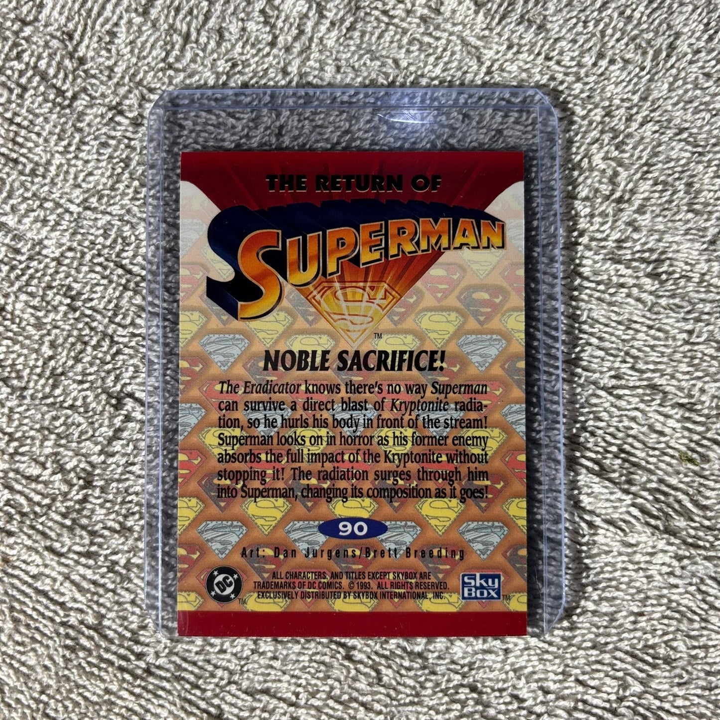 Vintage Superman - Trading Card